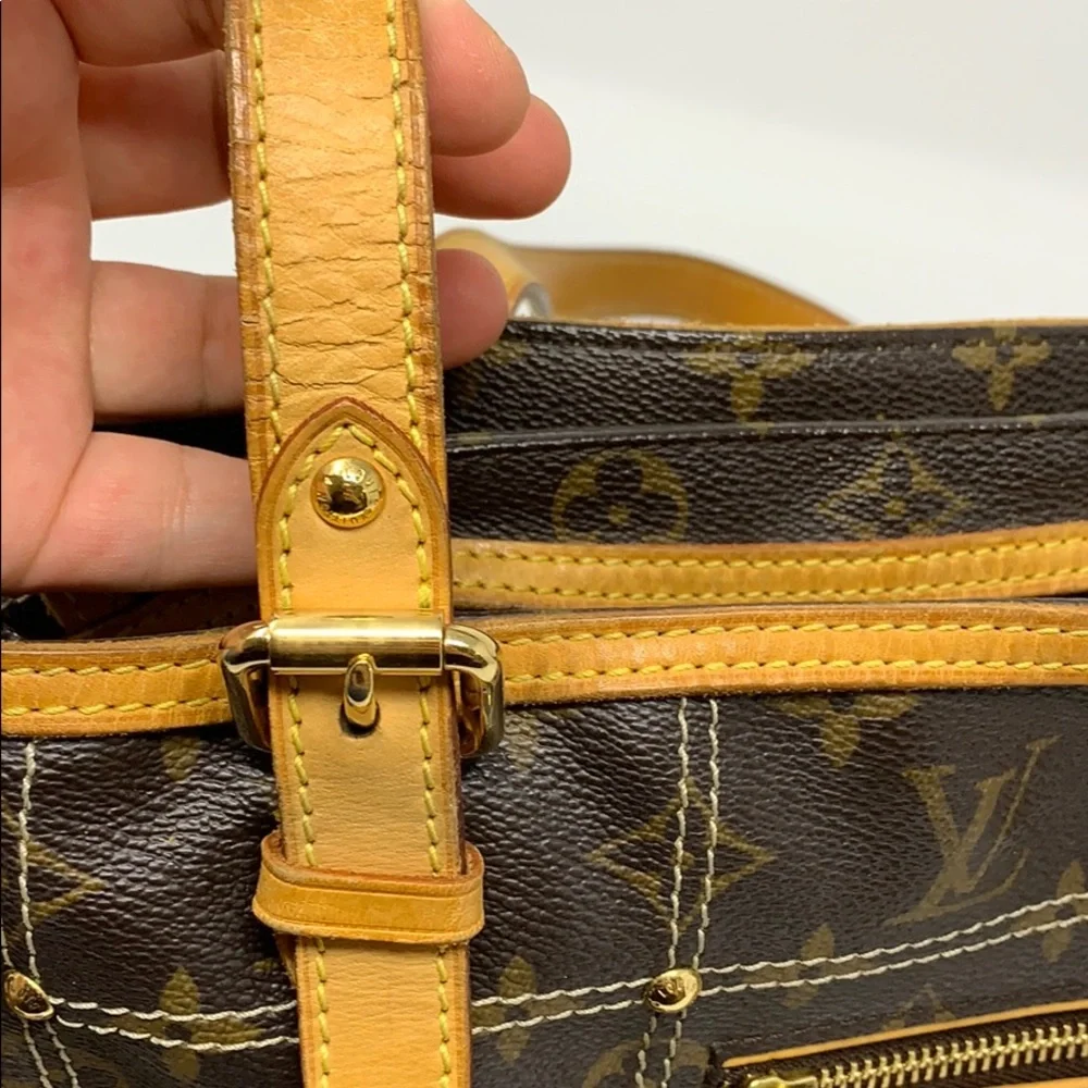 Authentic Louis Vuitton Rivet Shoulder Tote